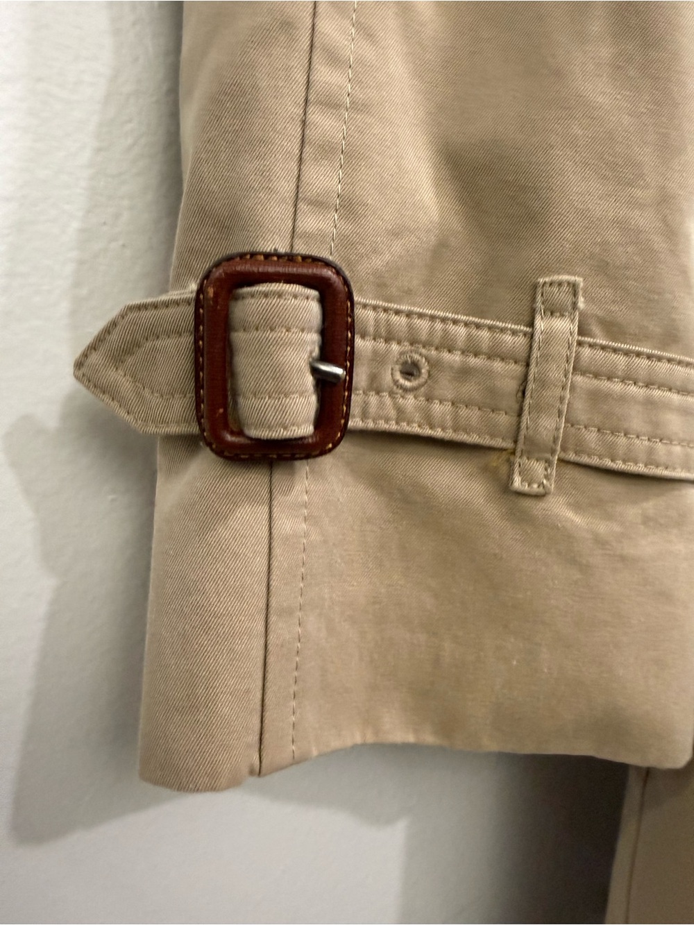 Burberry London Women's Beige Belted Trench Coat Nova Check Lined Classic Jacket - Picture 6 of 16